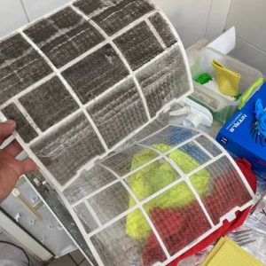 Фильтры кондиционера после чистки